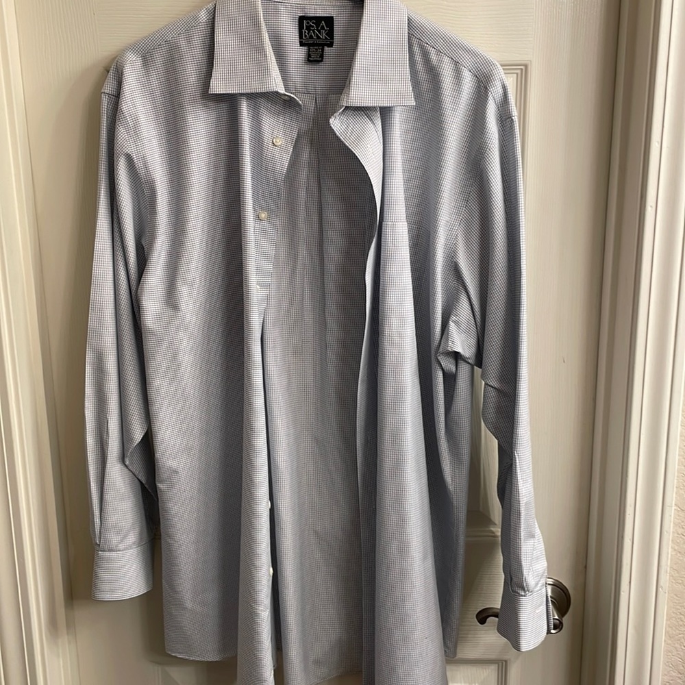 NEW Joseph A Bank Checkered Dress Shirt